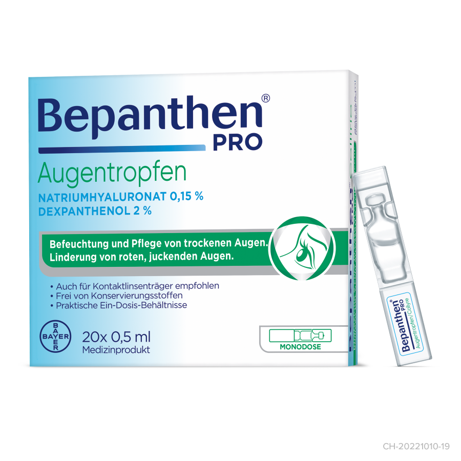 BEPANTHEN PRO Augentropfen 20 Monodos 0.5 ml