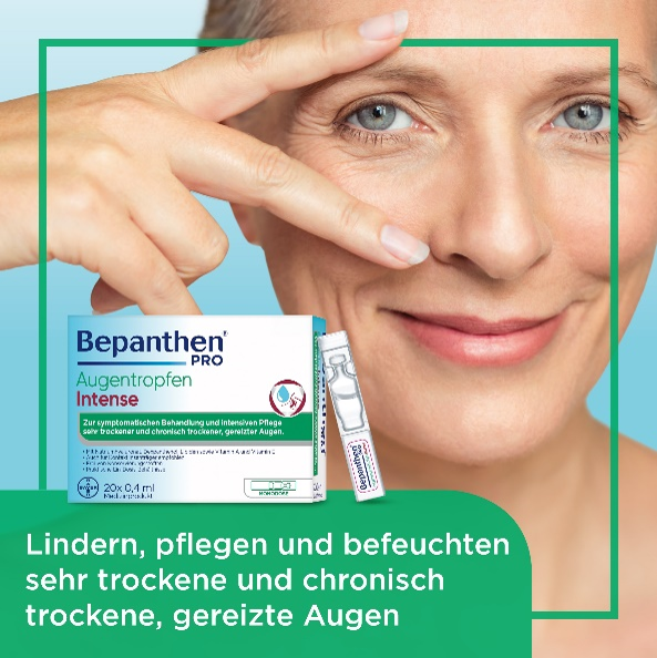 BEPANTHEN PRO Augentropfen Inten Mono 20 x 0.4 ml