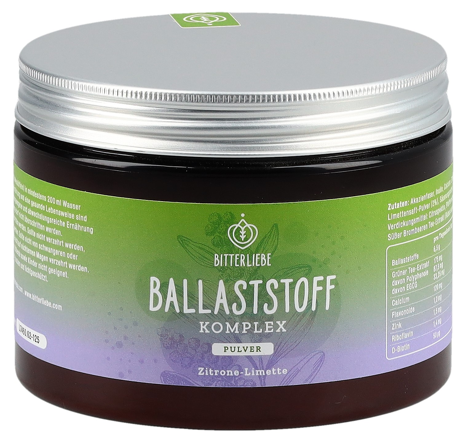 BITTERLIEBE Ballastst Kompl Plv Zitrone Lim 300 g