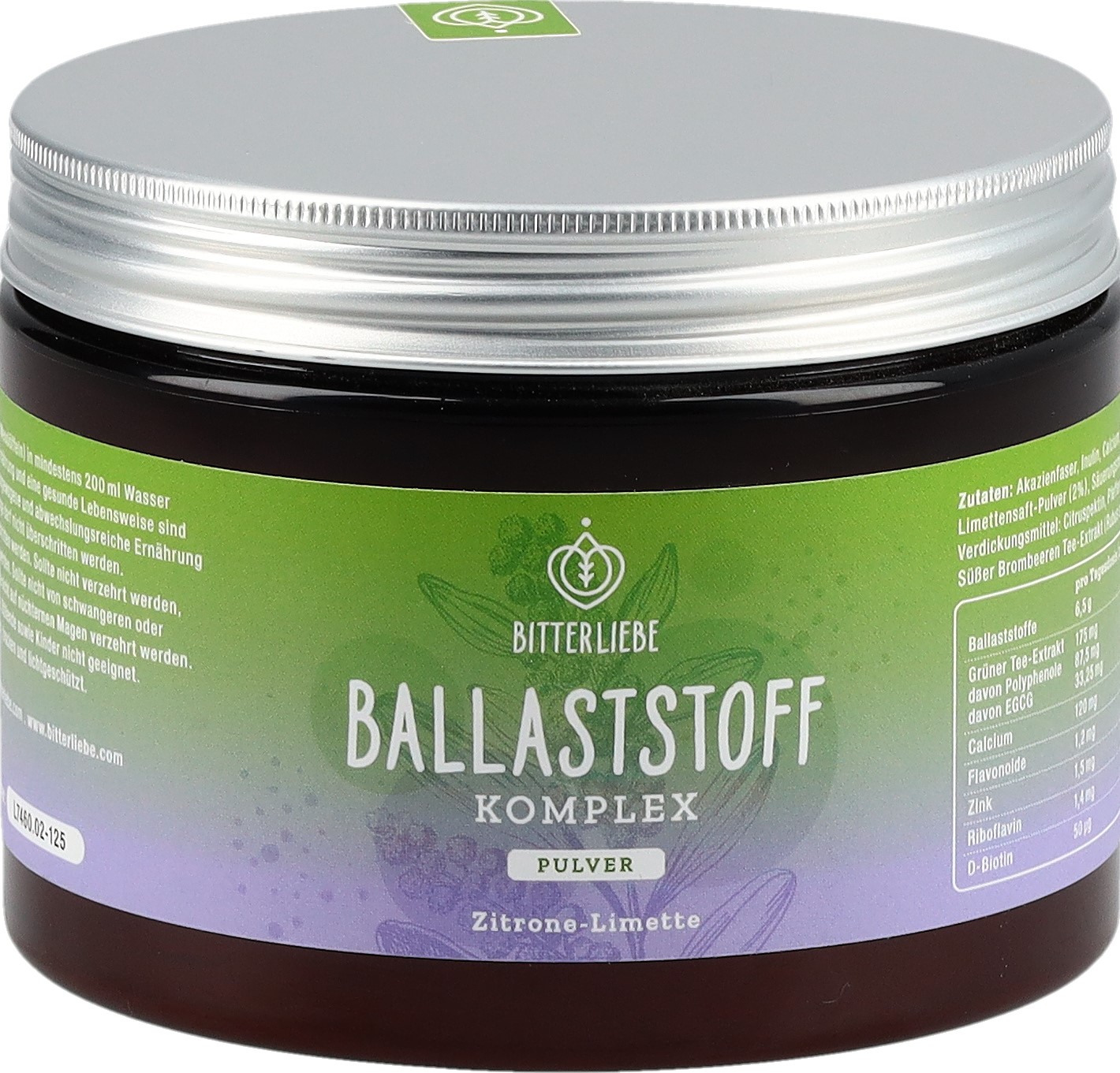 BITTERLIEBE Ballastst Kompl Plv Zitrone Lim 300 g