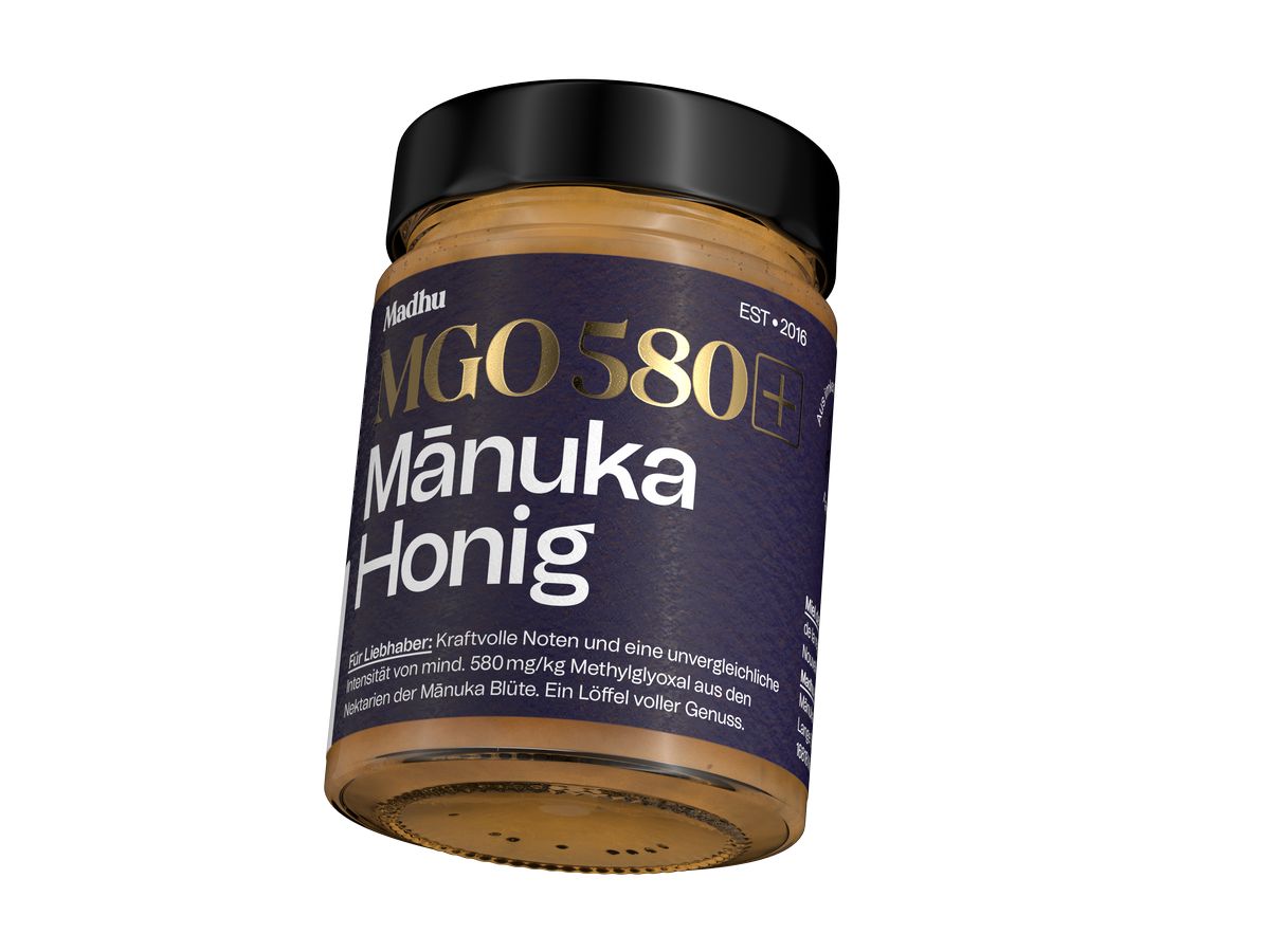 MADHU Manuka Honig MGO 580+ Glas 250 g