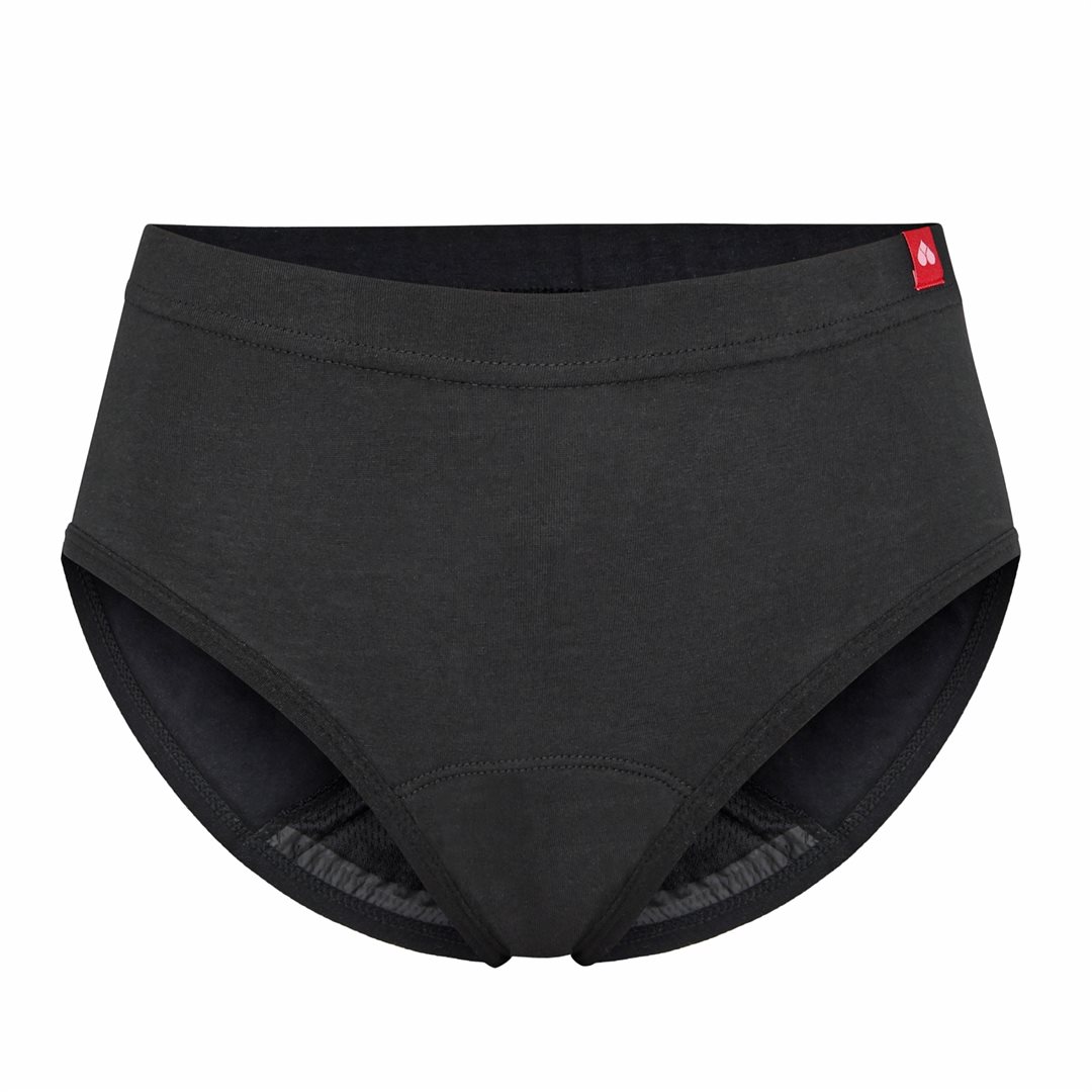 FEMALE COMPANY Periodenslip Hipster S Cotton schw