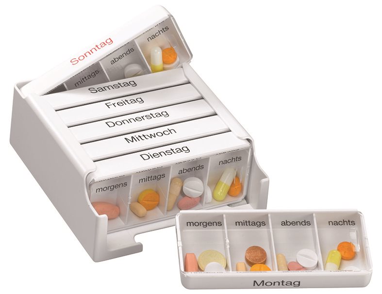 MEDI-7 Medikamentendosierer 7 Tage D/F/I weiss (n)