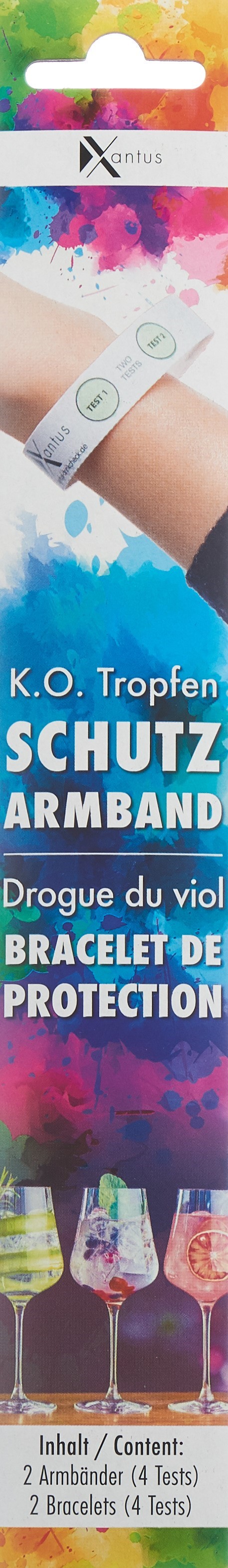 XANTUS K.O.-Tropfen Schutz-Armband 2 Stk