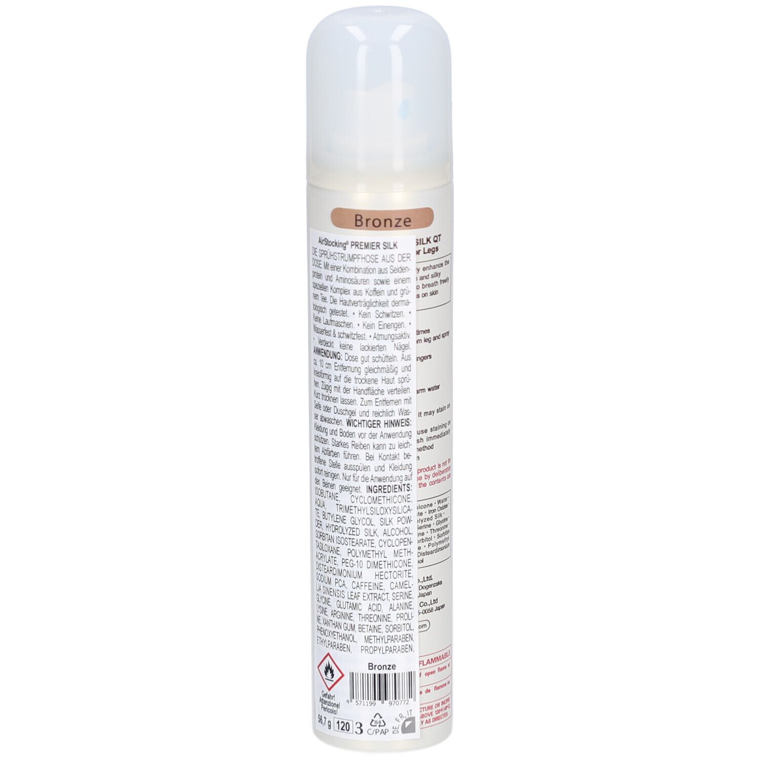 AIR STOCKING PREMIER SILK Strumpf Bronz Spr 56.7 g