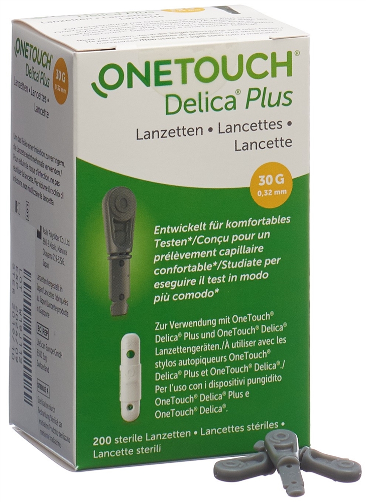 ONE TOUCH DELICA Plus Lanzetten 200 Stk