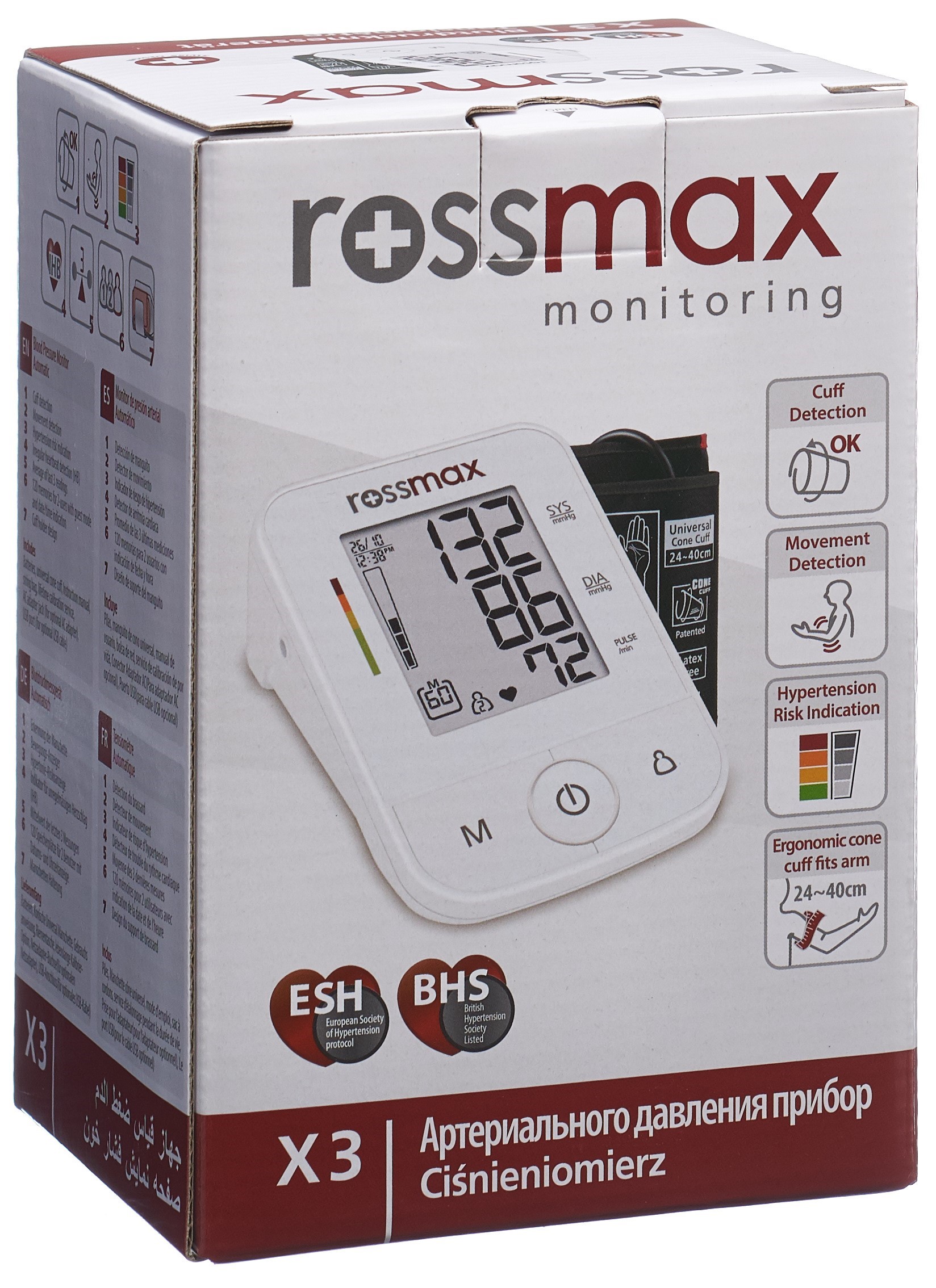 ROSSMAX Blutdruckmessgerät Digital X3
