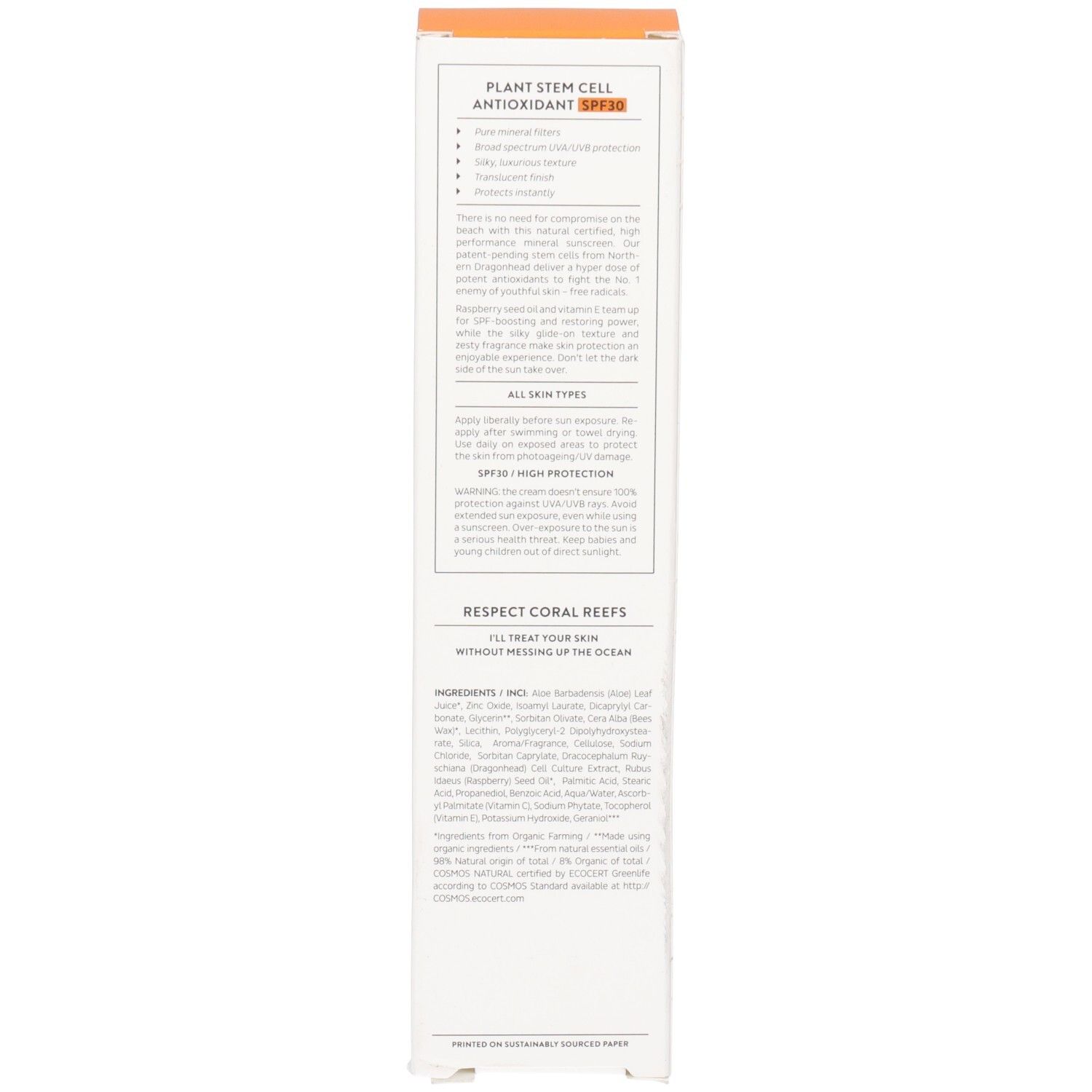 MADARA Sunscreen Anti Oxidant LSF30 100 ml