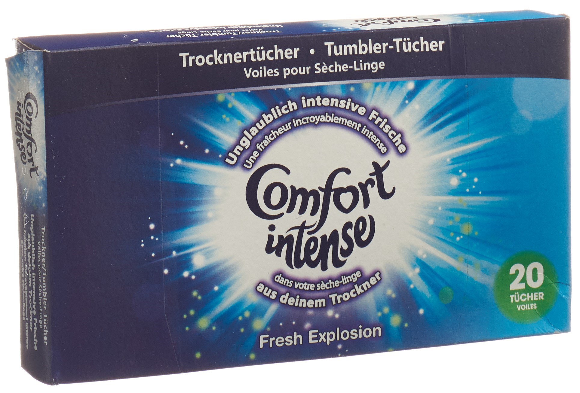 COMFORT Tumbler Tüchlein blau 20 Stk