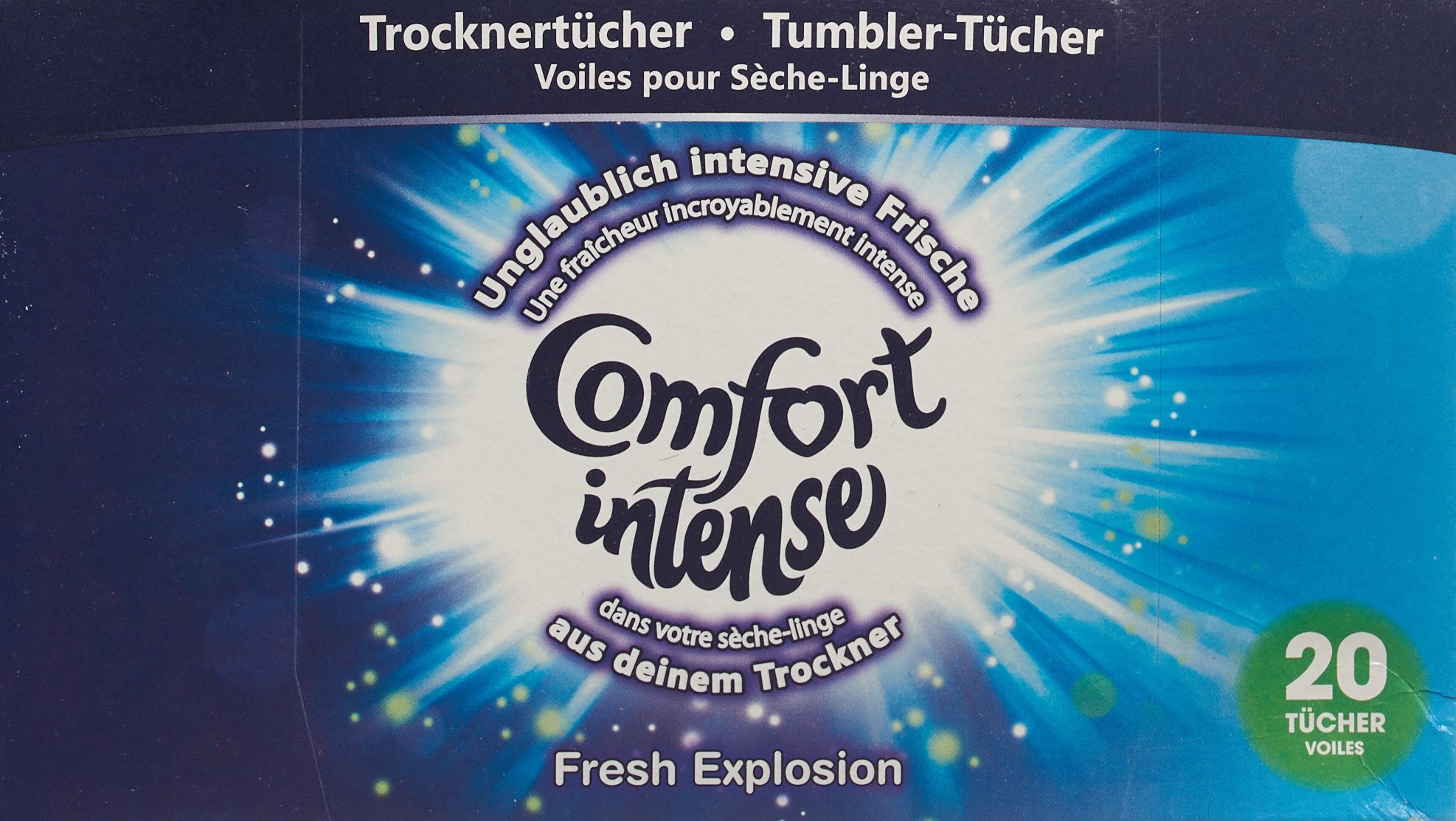 COMFORT Tumbler Tüchlein blau 20 Stk