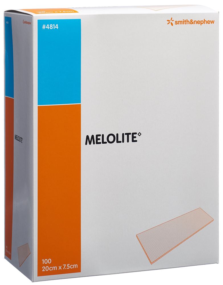 MELOLITE Wundkompresse 20cmx7.5cm steril 100 Stk