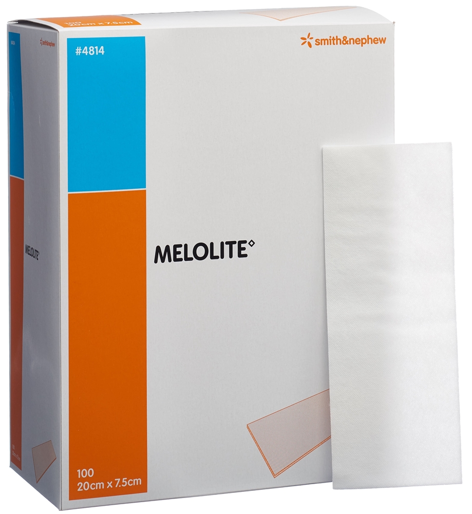 MELOLITE Wundkompresse 20cmx7.5cm steril 100 Stk