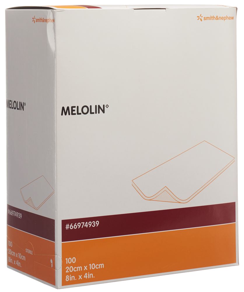 MELOLIN Wundkompressen 10x20cm steril 100 Stk