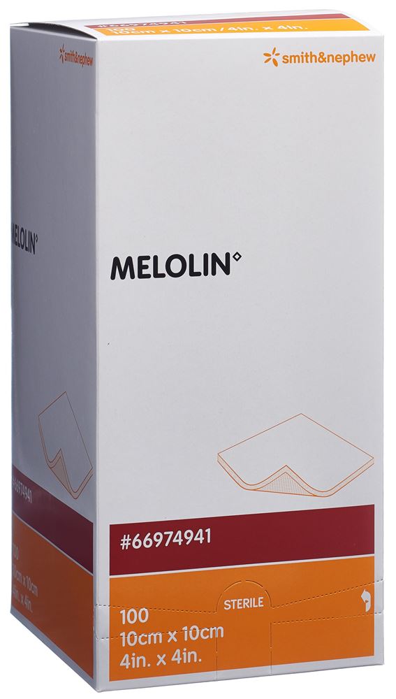 MELOLIN Wundkompressen 10x10cm steril 100 Stk