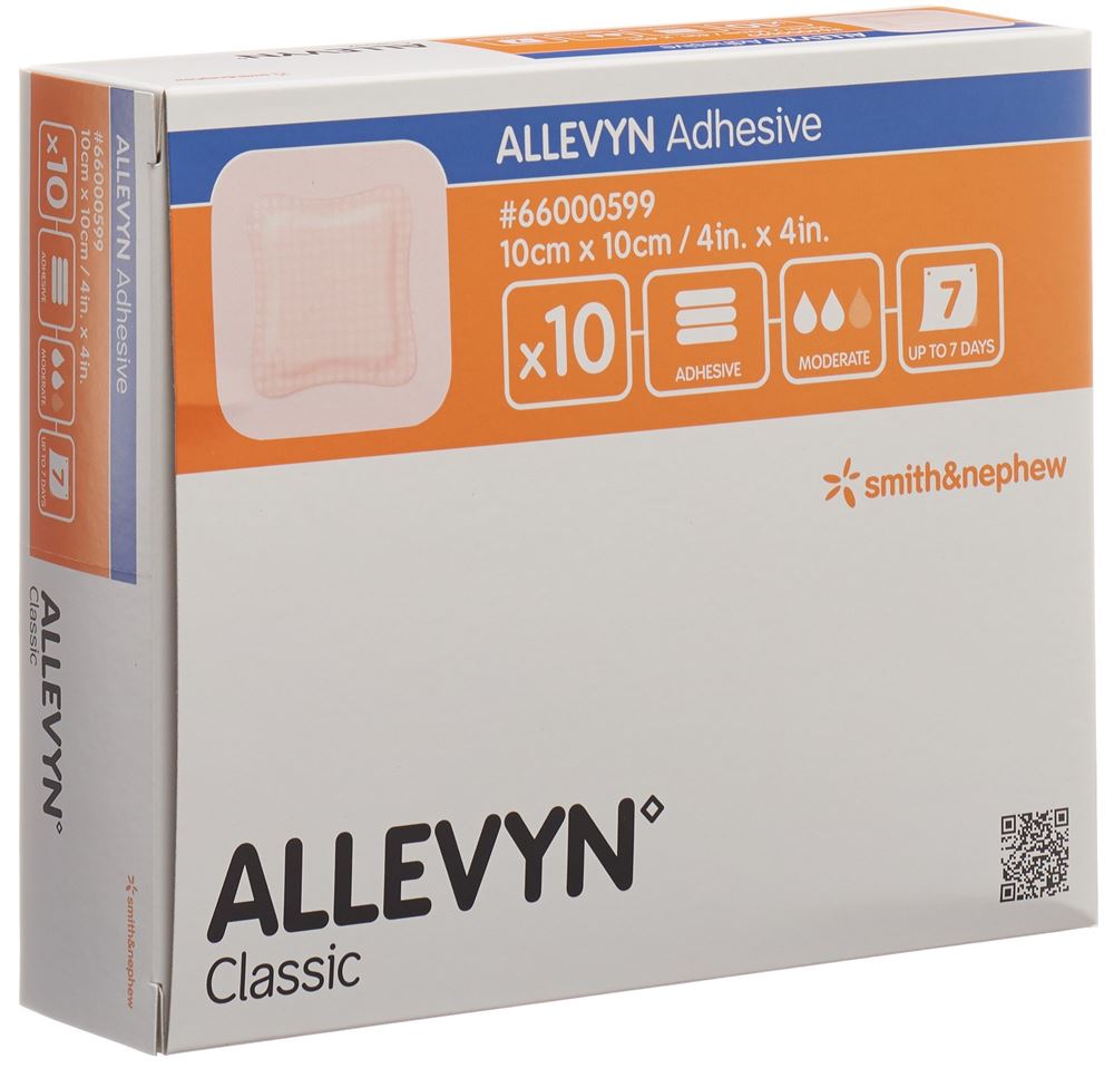 ALLEVYN  ADHESIVE Wundverband 10x10cm 10 Stk
