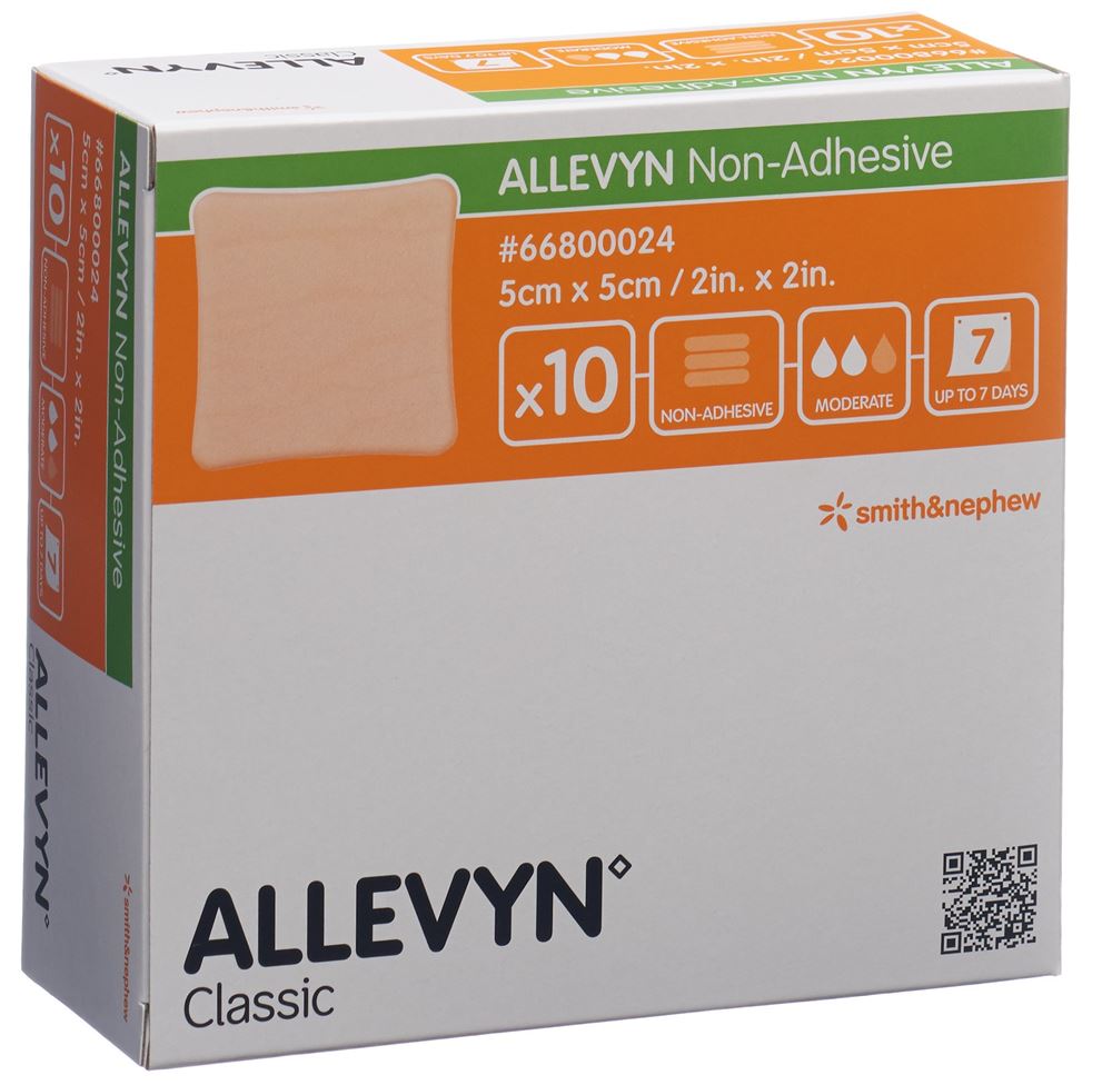 ALLEVYN NON-ADH Wundverband 5x5cm 10 Stk
