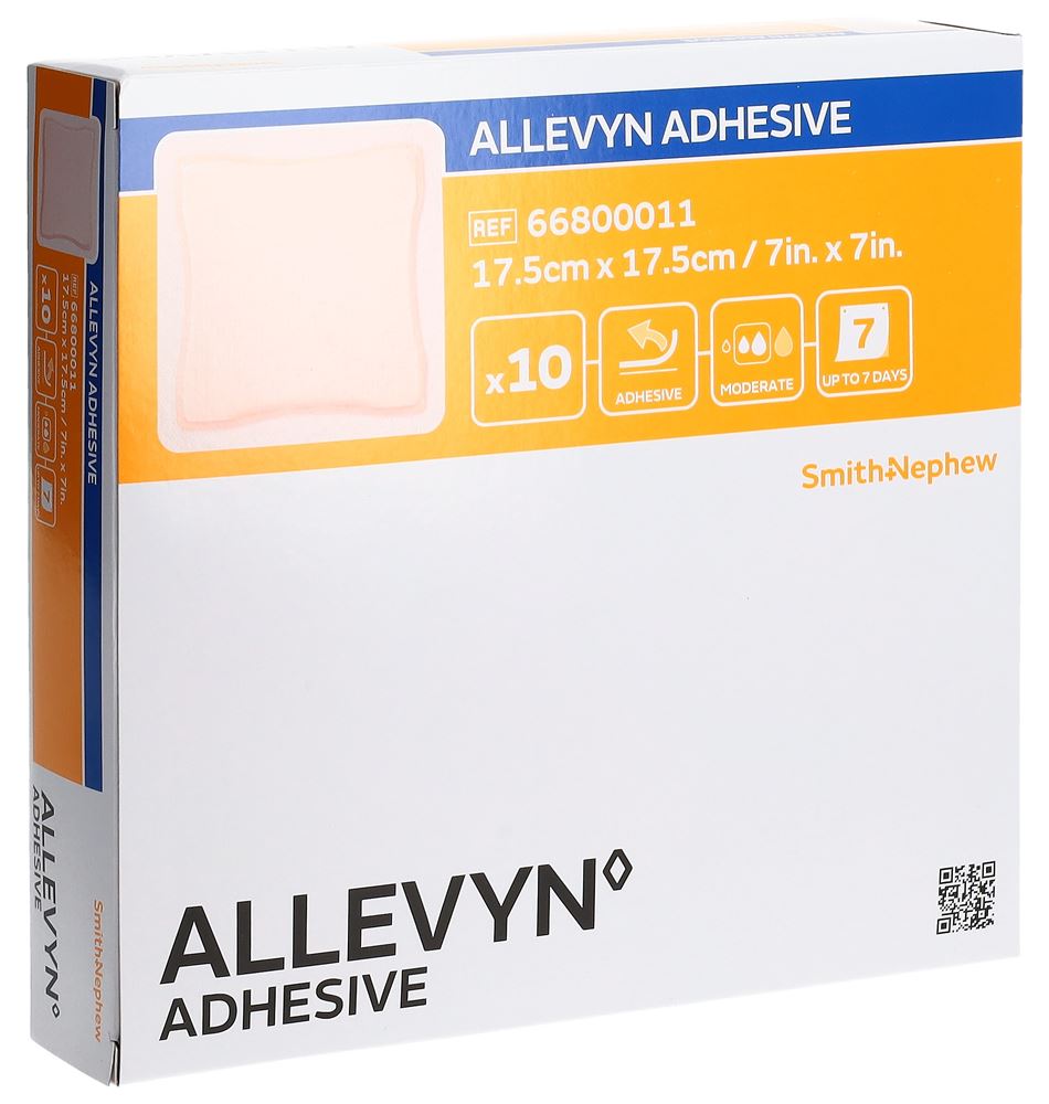 ALLEVYN ADHESIVE Wundverband 17.5x17.5cm 10 Stk