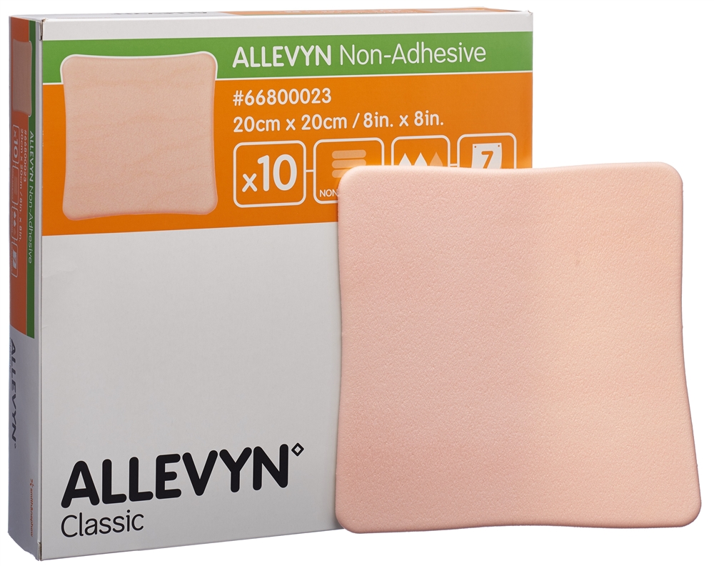 ALLEVYN NON-ADH Wundverband 20x20cm 10 Stk