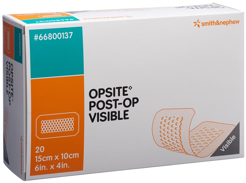 OPSITE POST OP VISIBLE Wundverb 15x10cm 20 Stk