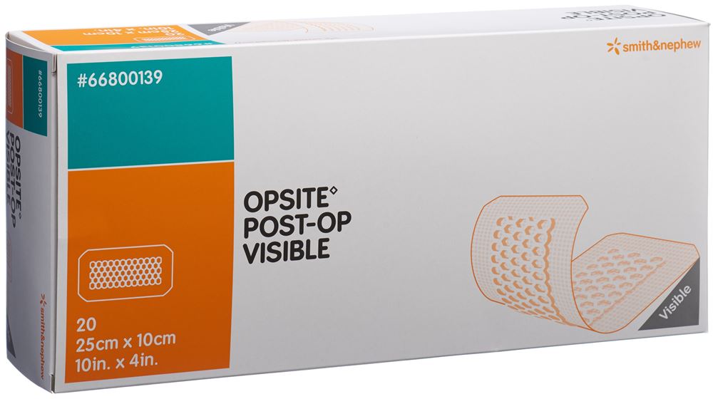 OPSITE POST OP VISIBLE Wundverb 25x10cm 20 Stk