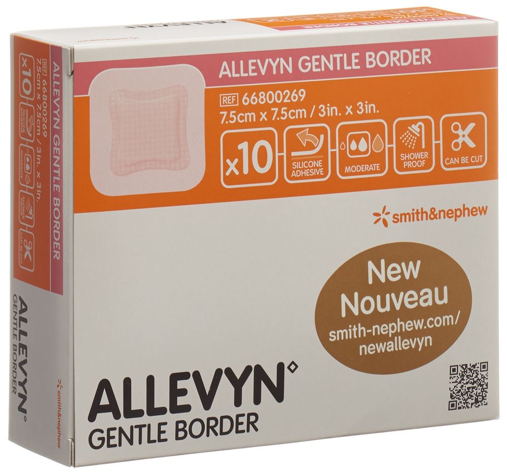ALLEVYN GB Wundverband 7.5x7.5cm 10 Stk