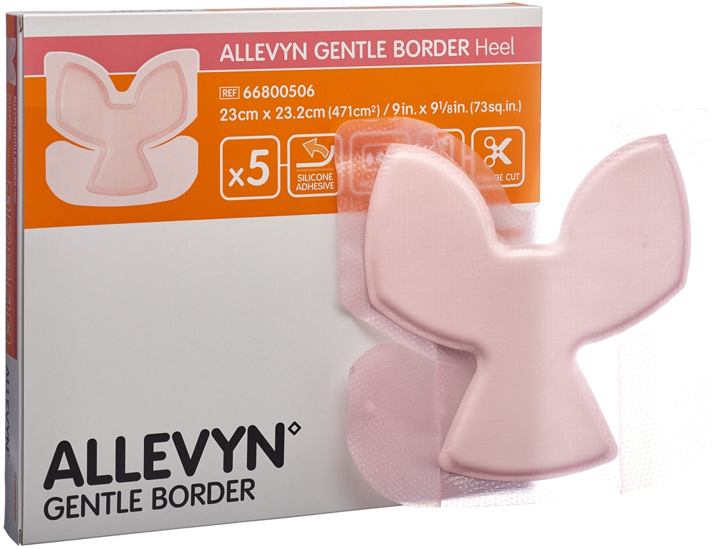 ALLEVYN GB HEEL 23x23.2cm 5 Stk