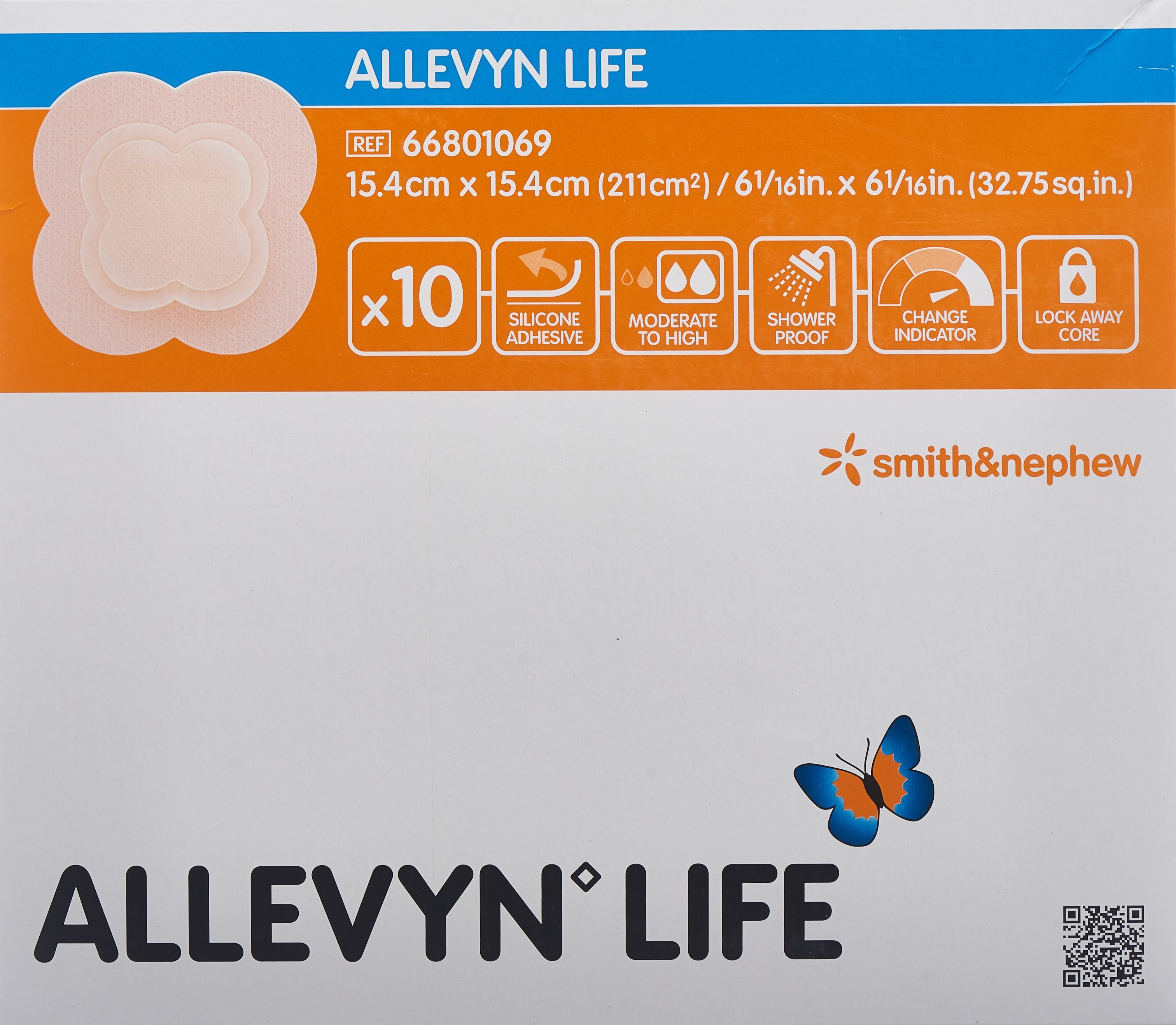ALLEVYN LIFE Sil-Schaumver 15.4x15.4cm 10 Stk