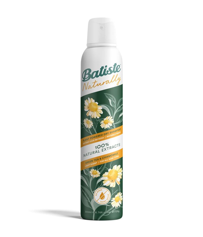 BATISTE Trockenshampoo Natural Gr Tea&Chamo 200 ml