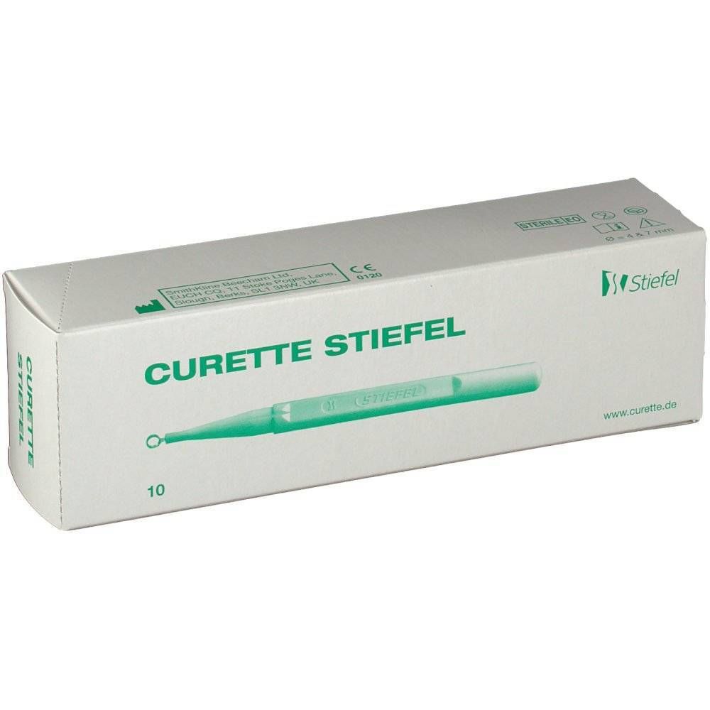 STIEFEL Curette 4mm (#) 10 Stk