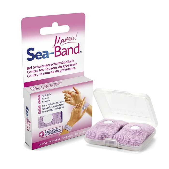 SEA-BAND Akupressurband für Schwangere pink 1 Paar