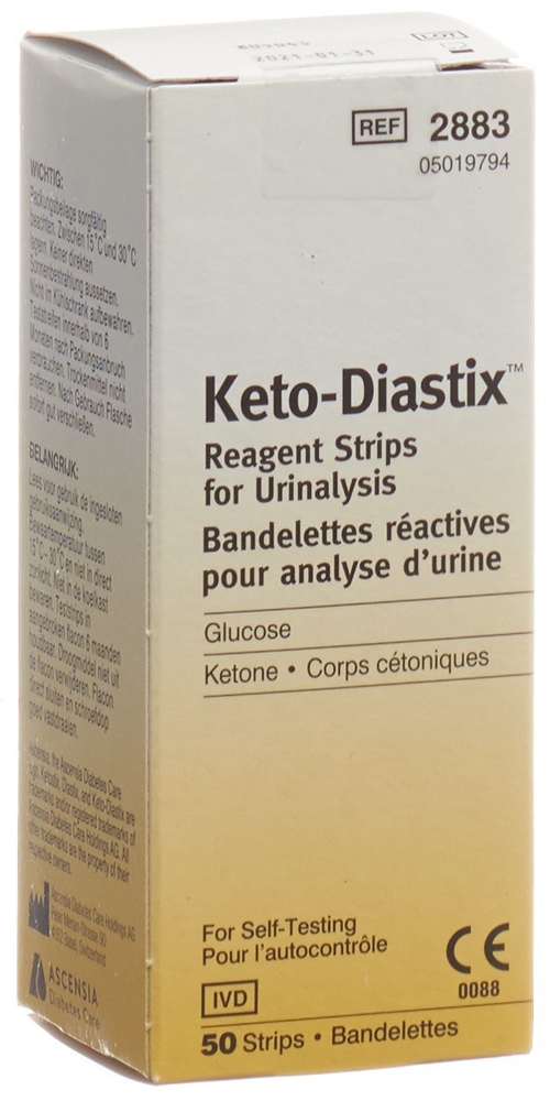 KETO DIASTIX Streifen 50 Stk