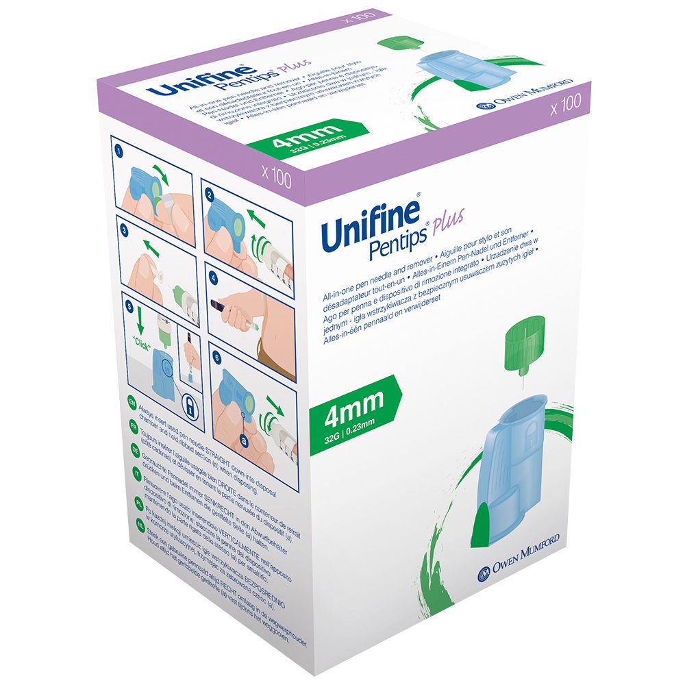 UNIFINE Pentips Plus 32G 0.23x4mm gr st 100 Stk