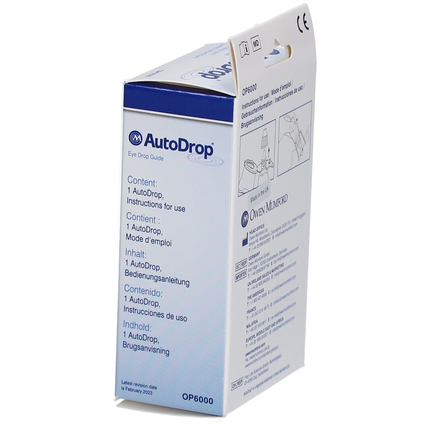 AUTODROP Eintropfhilfe für Augentropfen
