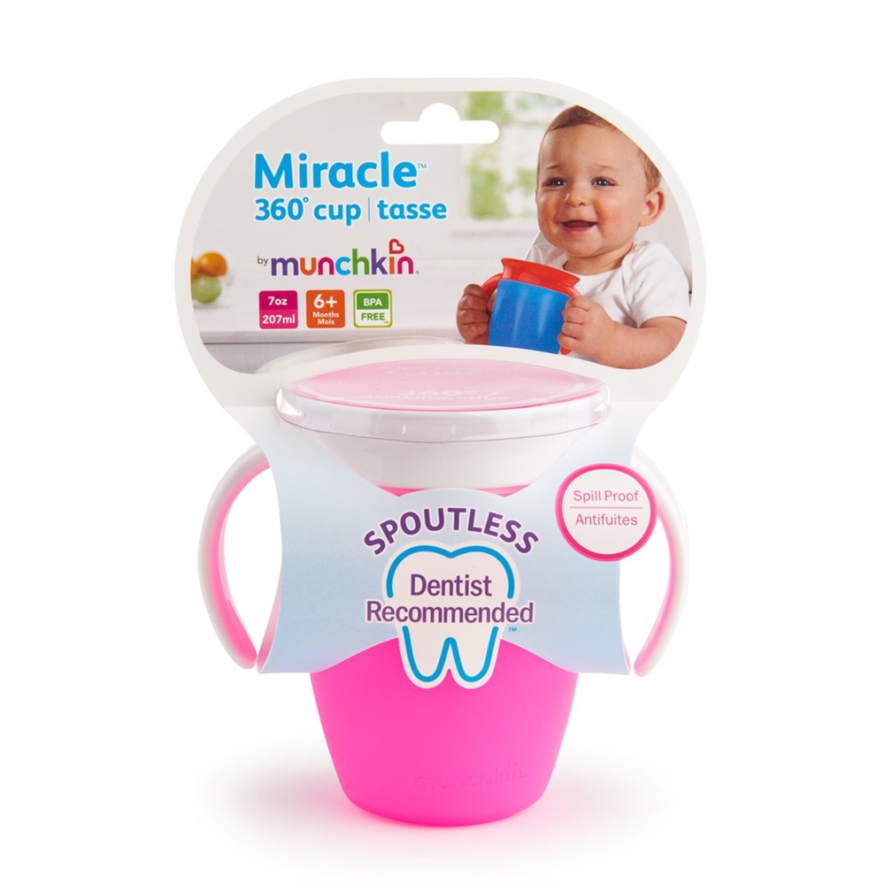 MUNCHKIN Miracle 360° Trinkb 207ml überlaufsi 6M+