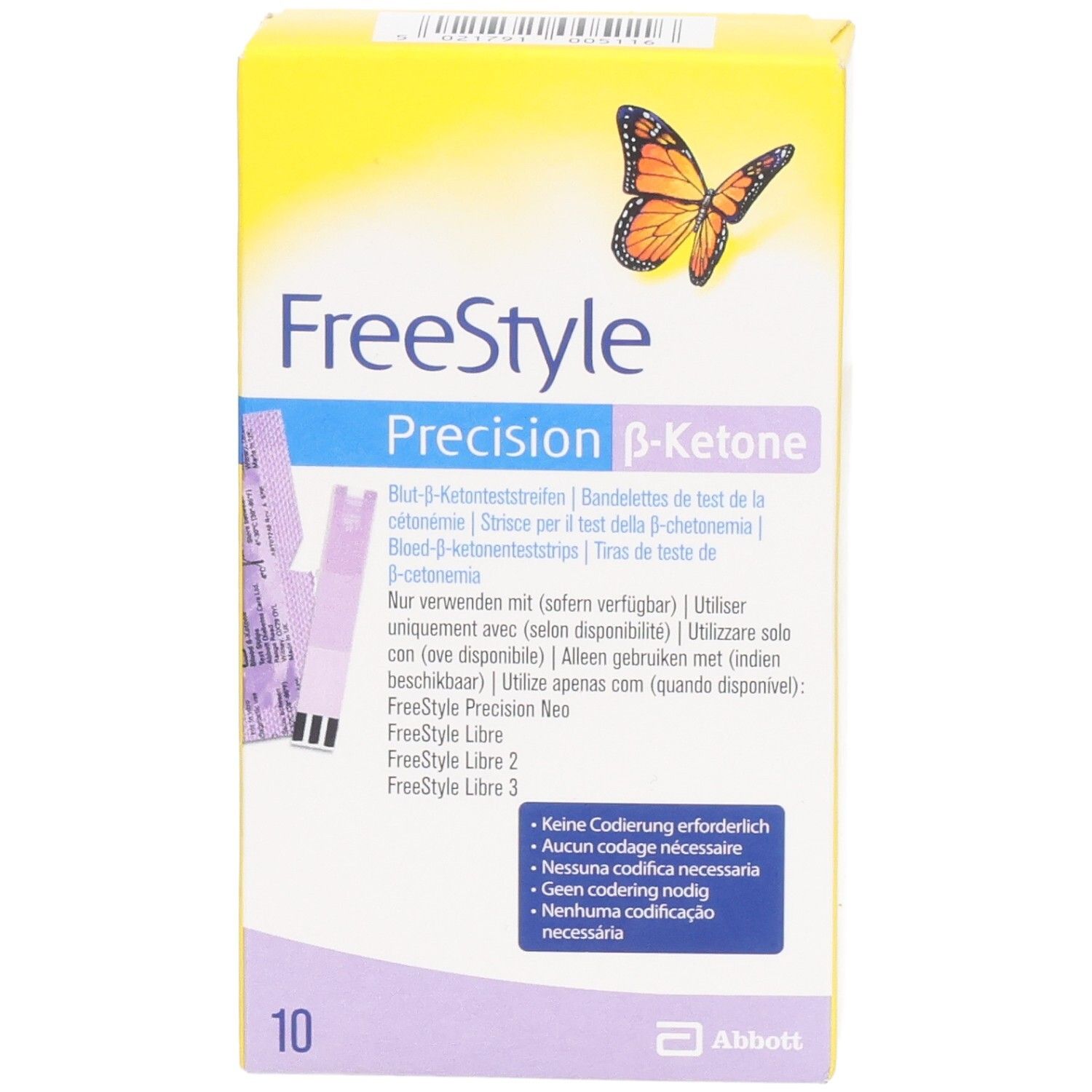 ABBOTT FREESTYLE Precision Ketone Box 10 Stk