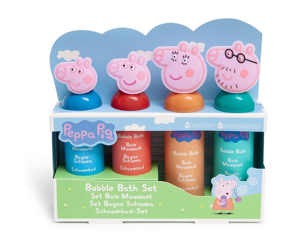 PEPPA PIG Schaumbadset 4Stk Box