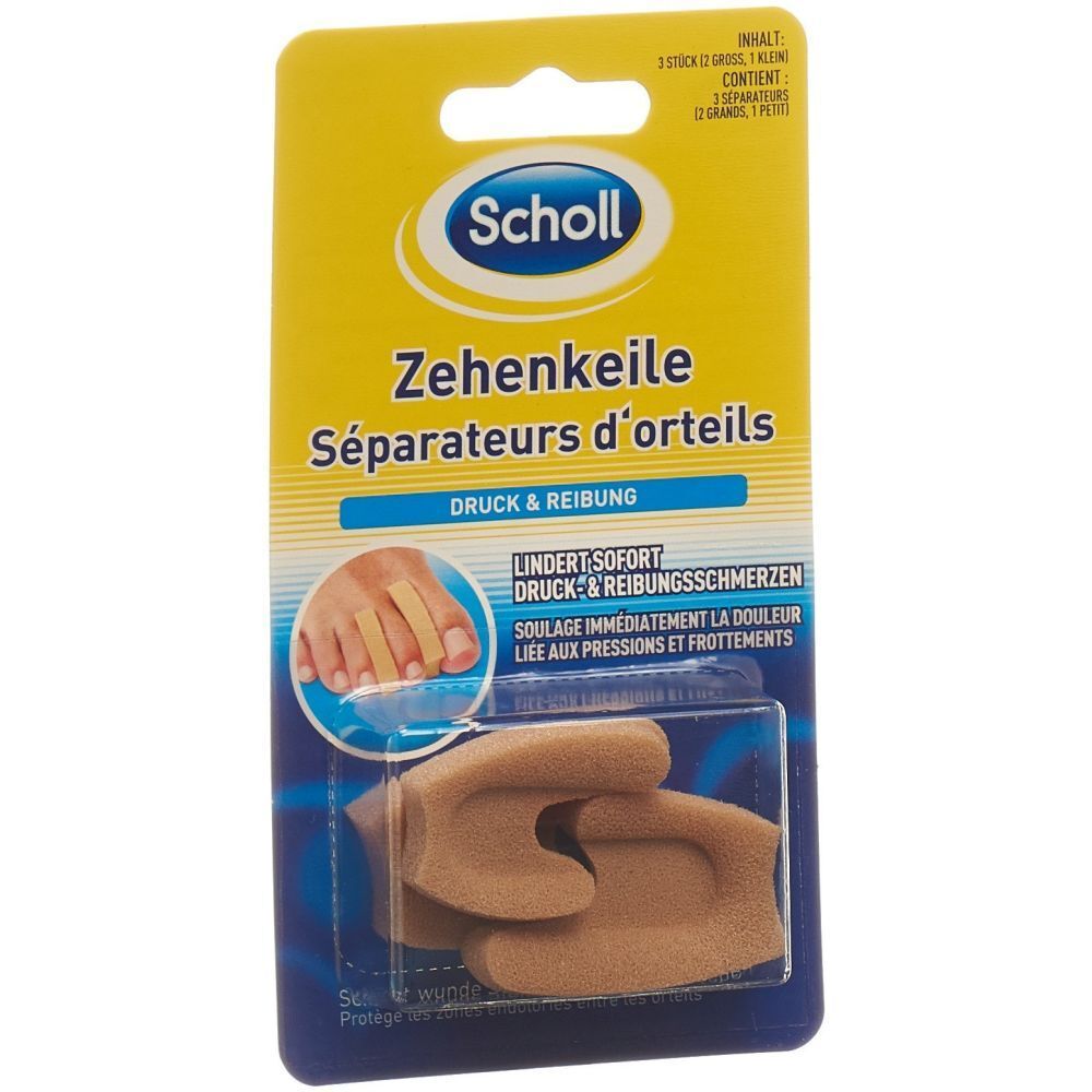 SCHOLL Zehenkeile 1 klein/2 gross