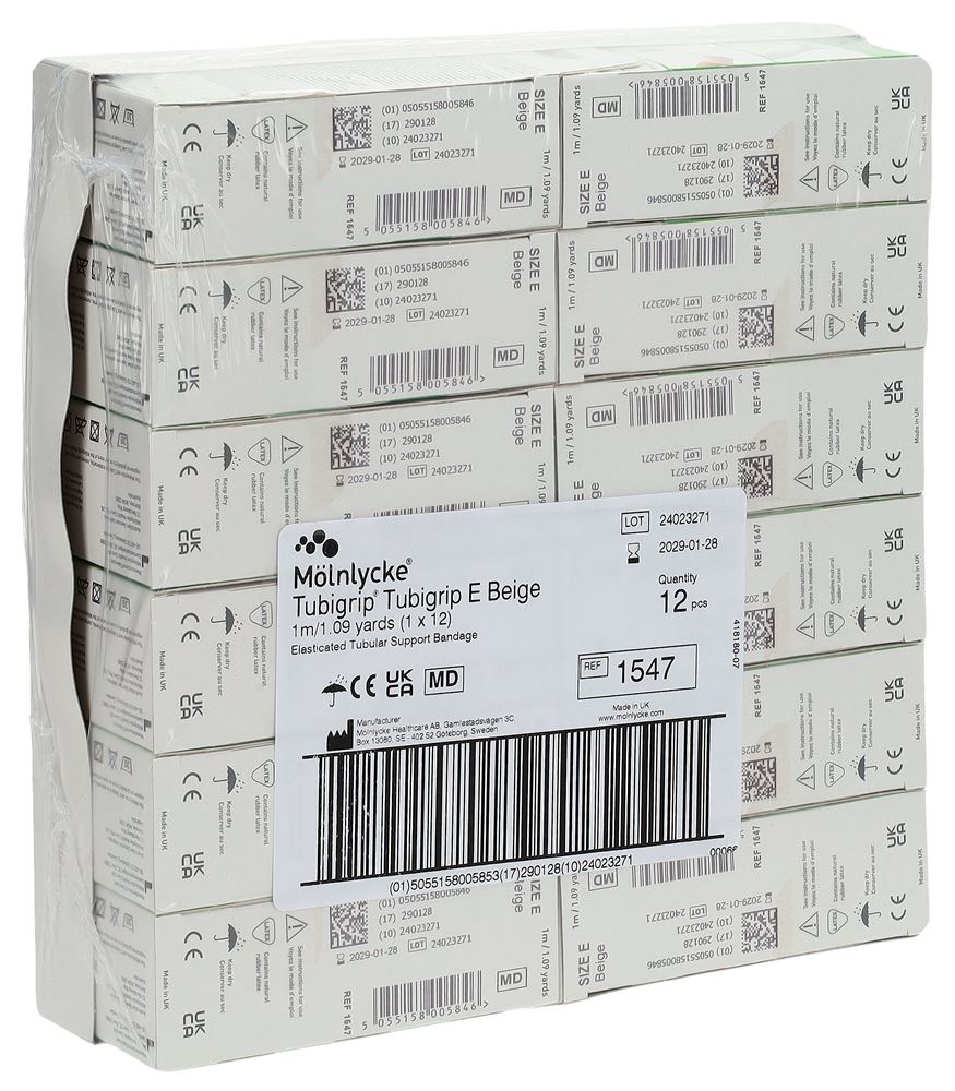 TUBIGRIP Schlauchbandage E 1mx8.75cm bei 12 Stk