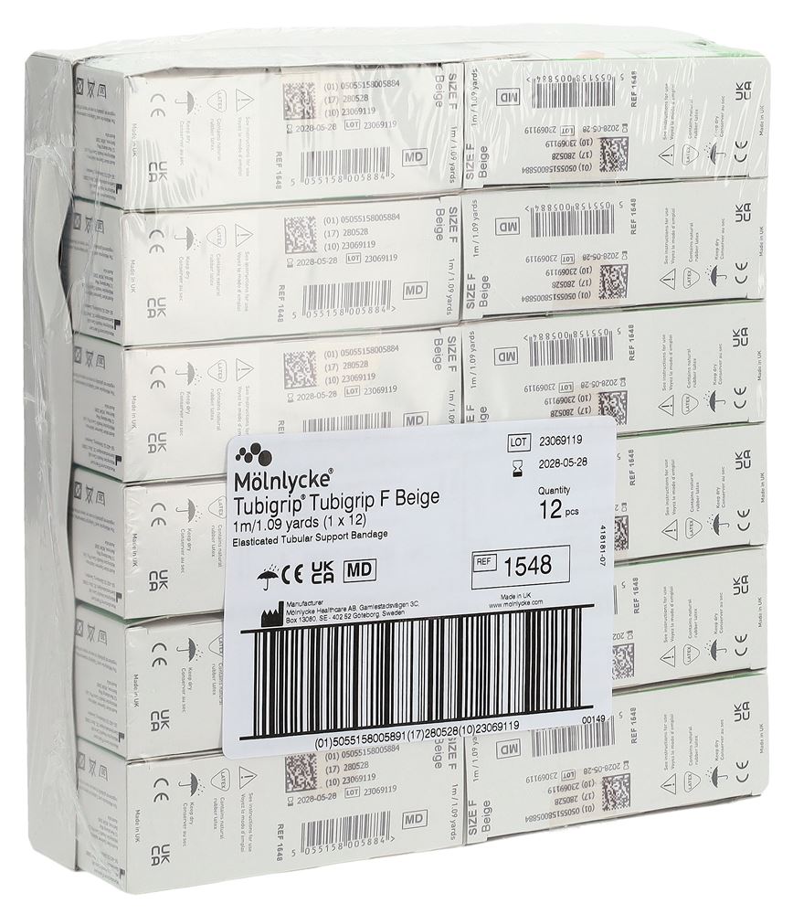 TUBIGRIP Schlauchbandage F 1mx10cm bei 12 Stk
