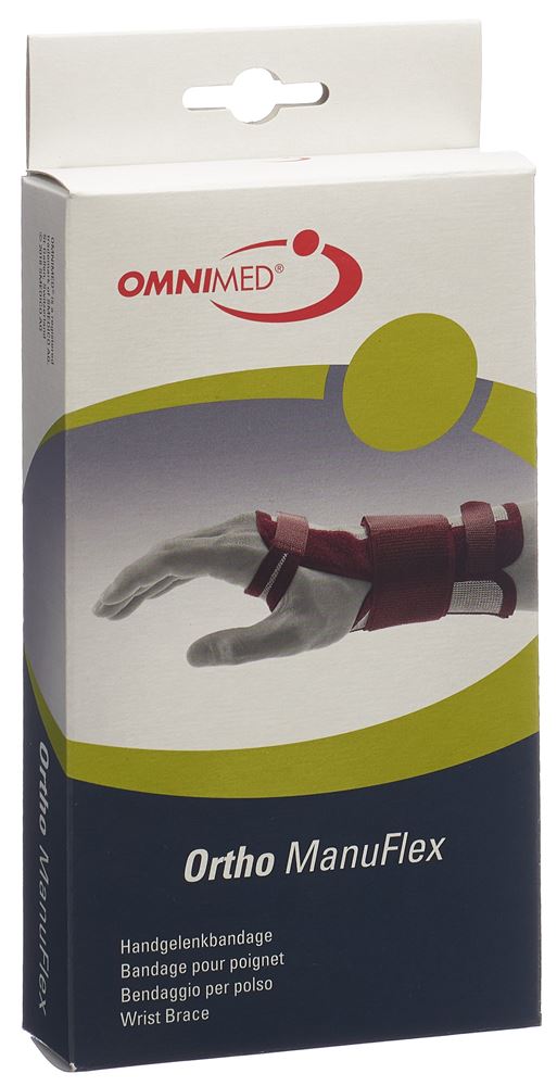 OMNIMED Ortho Manu Flex Handgelenk S 16cm li schw
