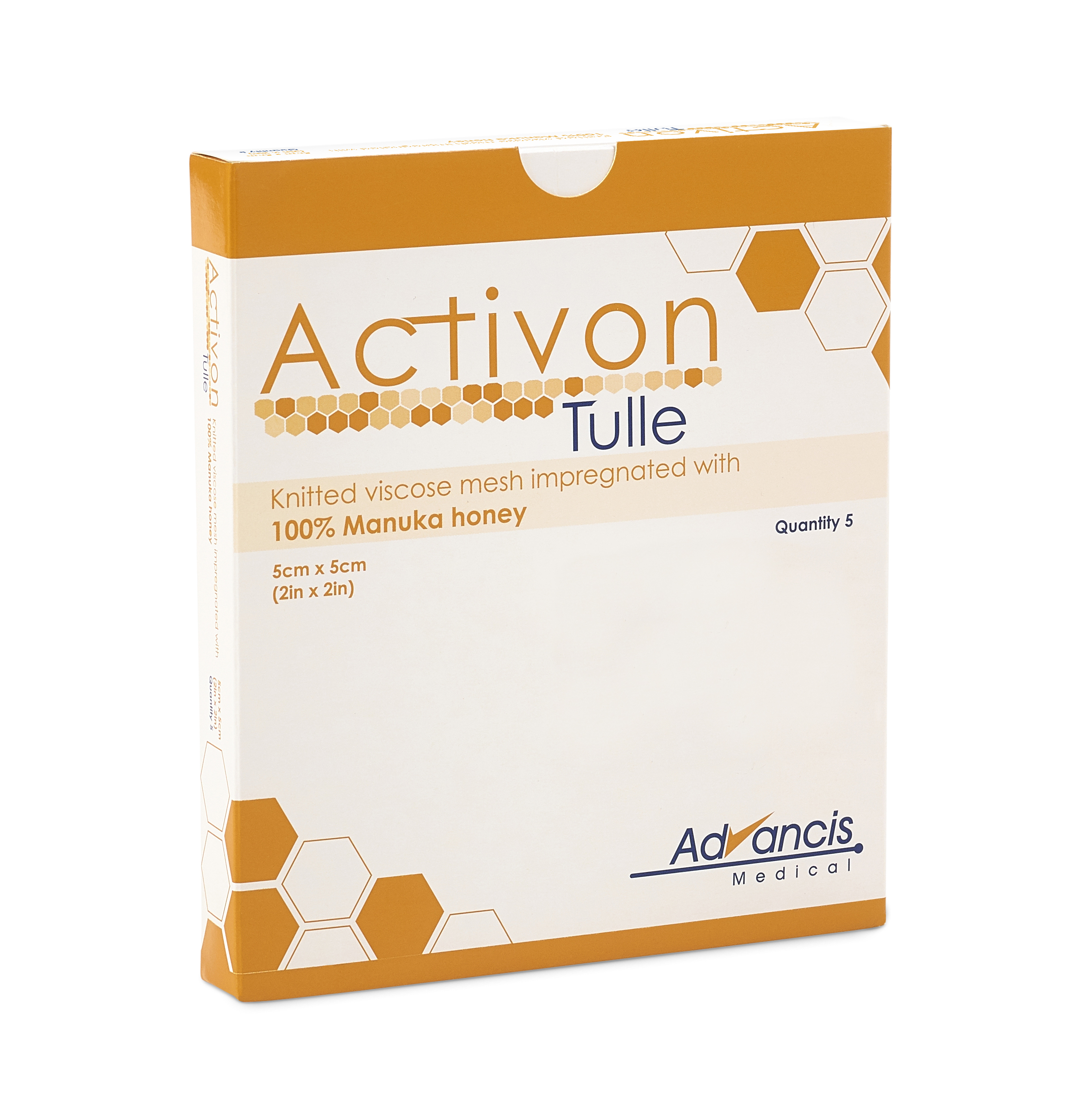 ACTIVON Tulle 5x5cm 5 Stk