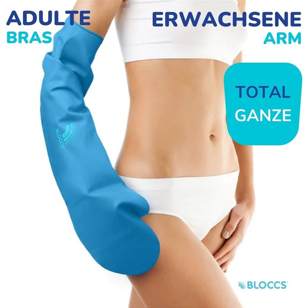 BLOCCS Bad Dusch Wasserschutz Arm 27-44/78cm Erw