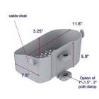 QUANGPLMT G CLAMP POLE MOUNT QVM QDM