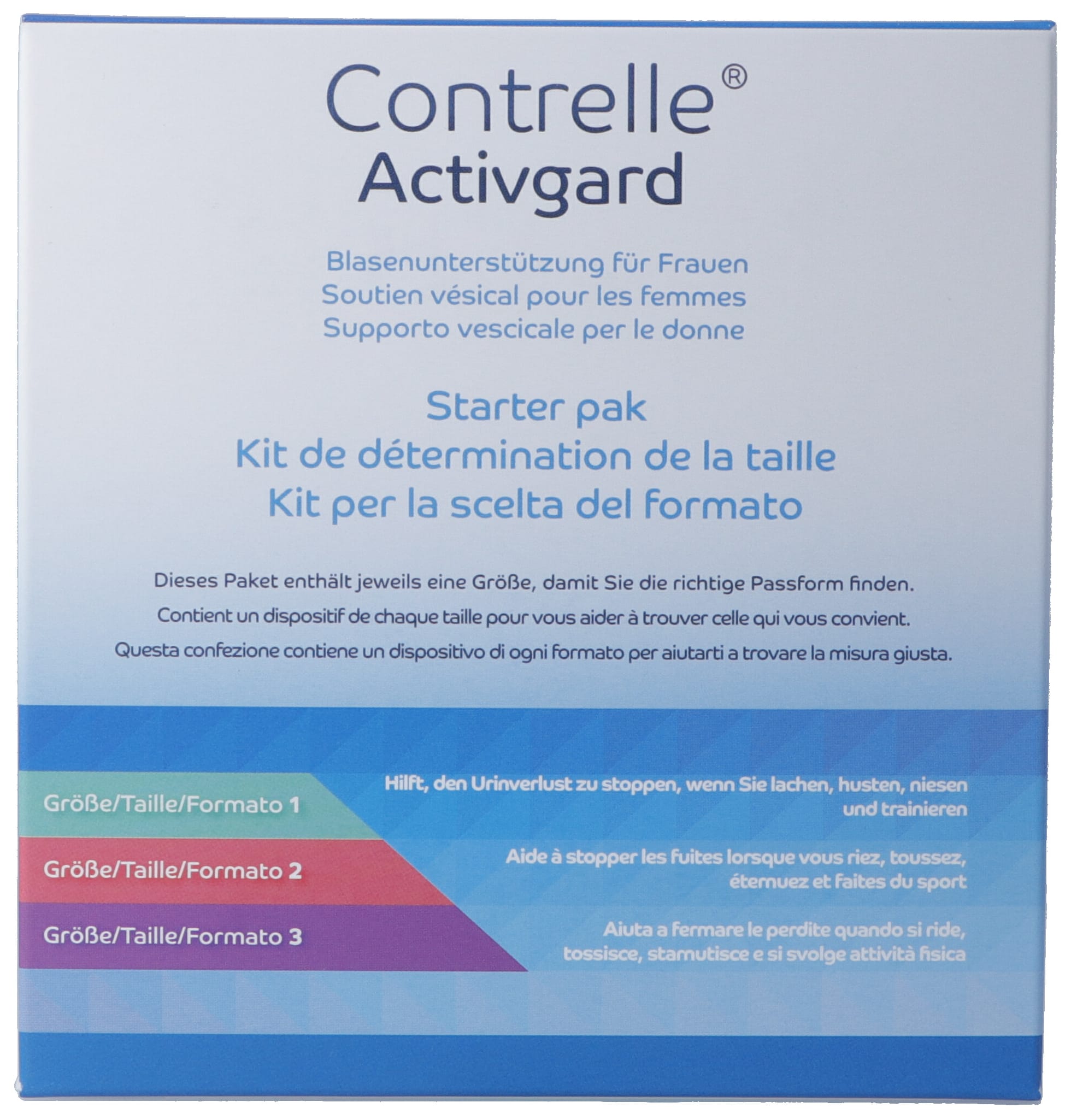 CONTRELLE Activgard Pessar Starterpack ass 3 Stk