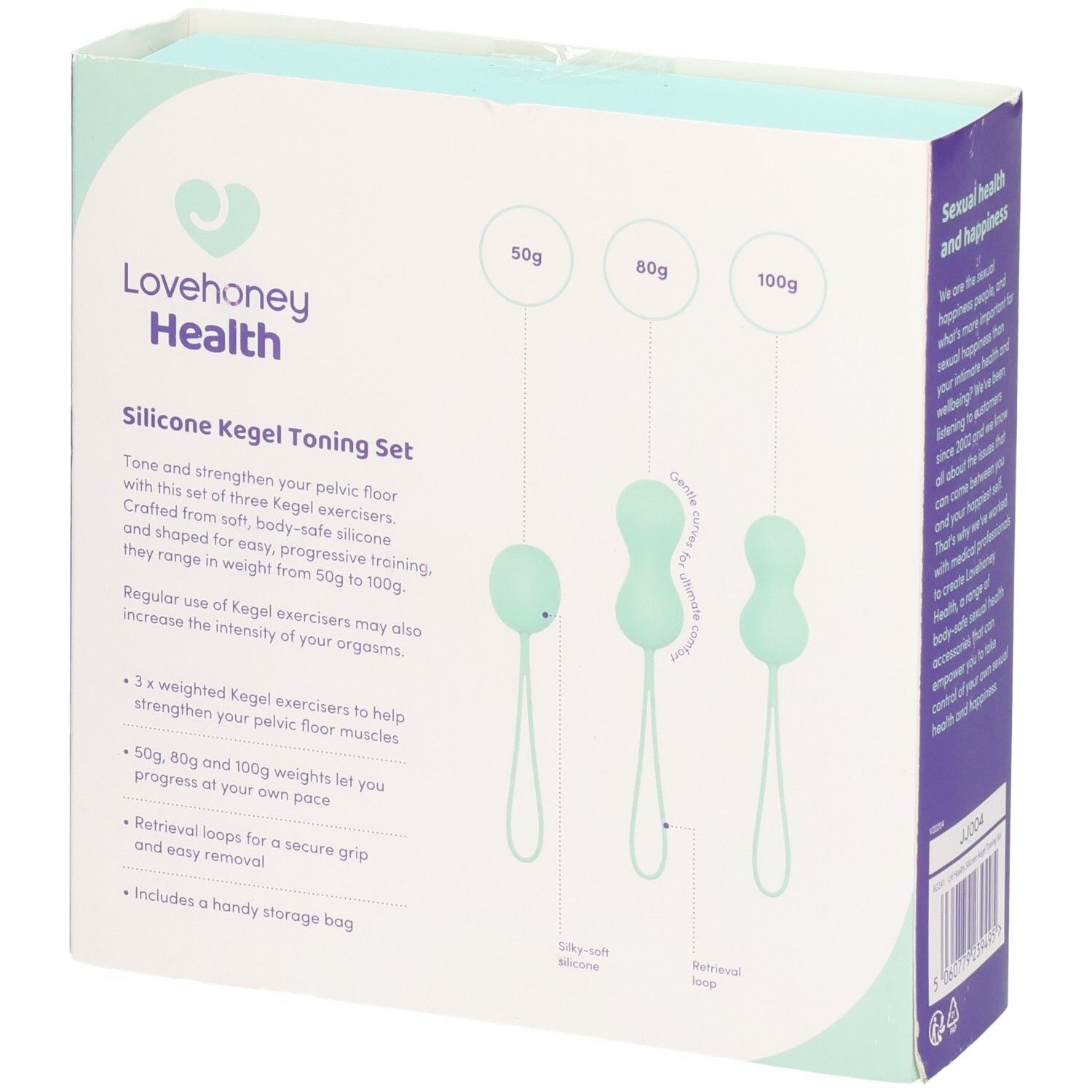 LOVEHONEY Health Silicone Kegel Toning Set Box
