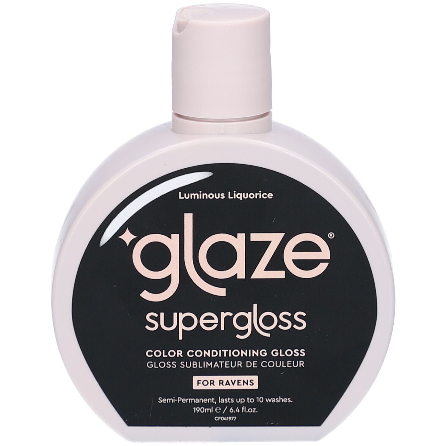 GLAZE Farbvertiefender Gloss echt schwarz 190 ml