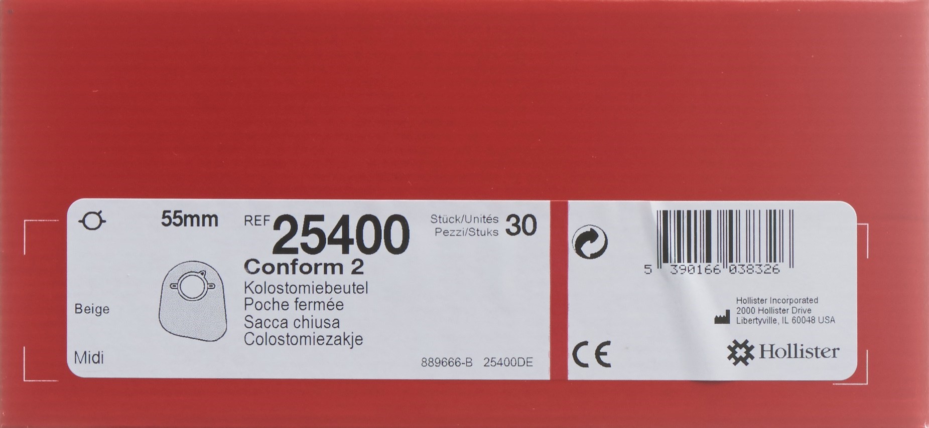 HOLLISTER CONF 2 Colo 2t 55mm hf 30 Stk