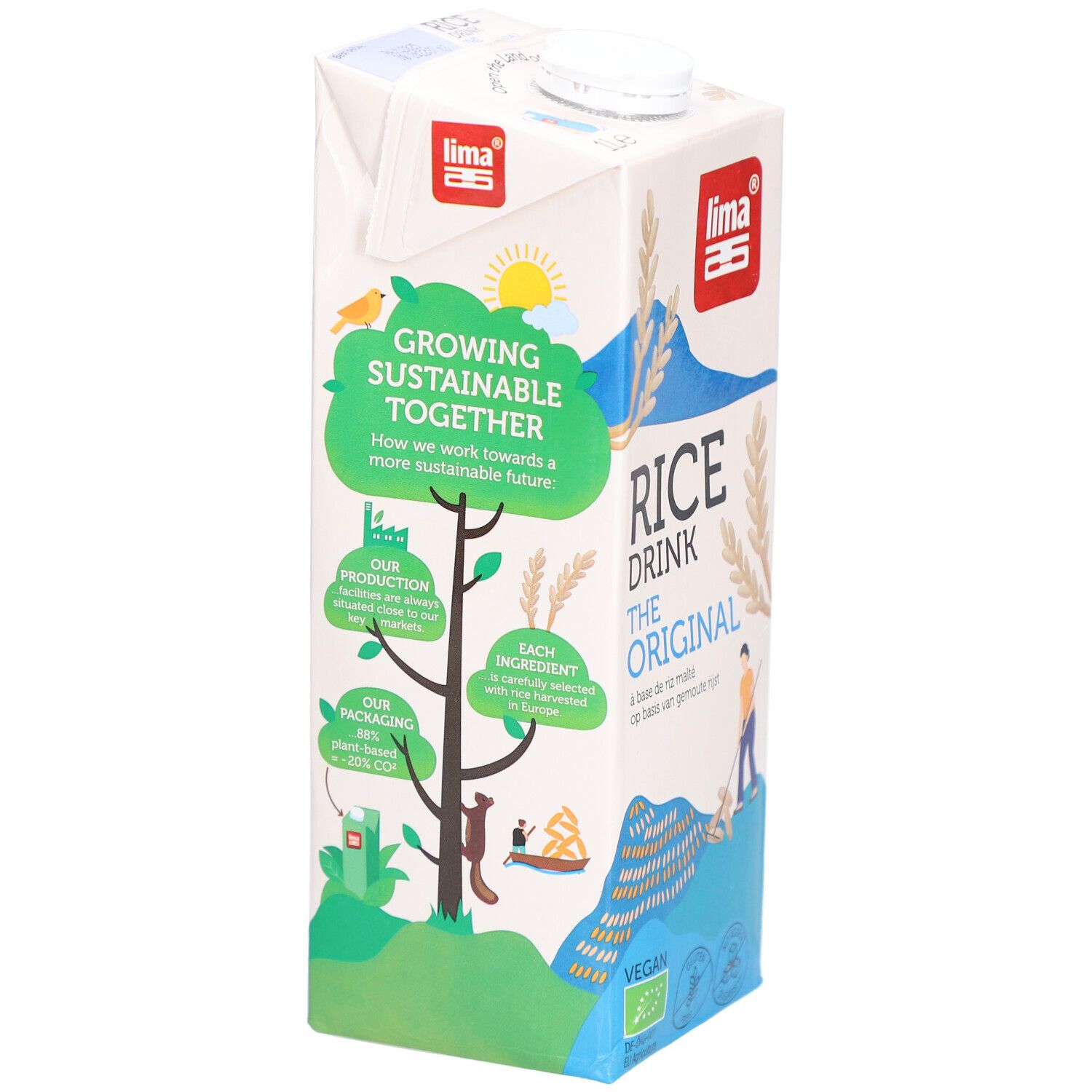 LIMA Rice Drink Original Tetra 1 lt