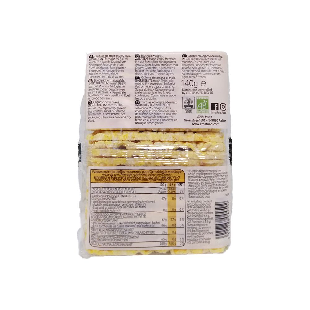 LIMA Maiswaffeln dünn 140 g
