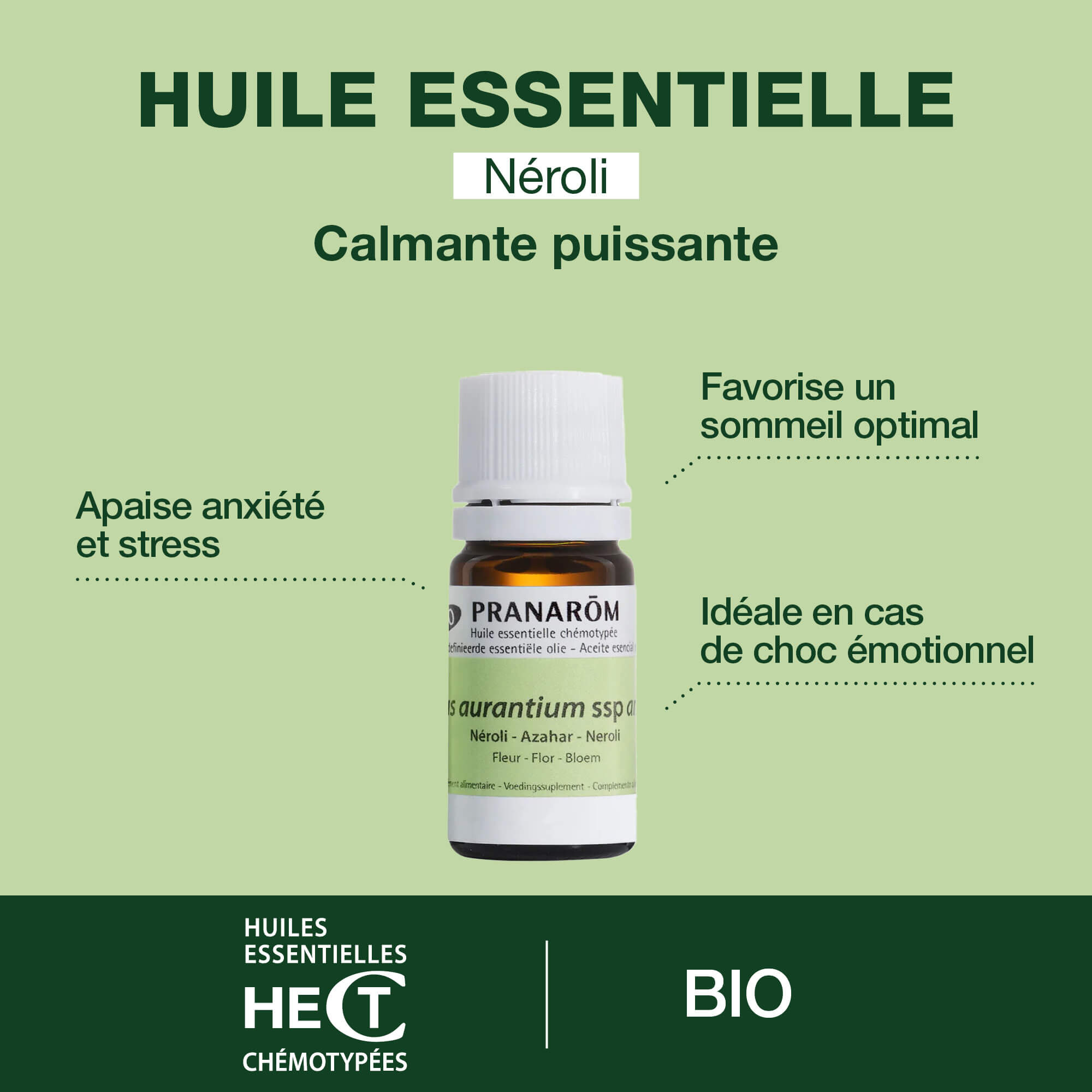 PRANAROM Huile Essentielle de Néroli - Bio 5 ml